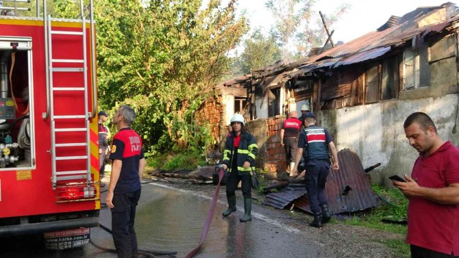 90 Yaşındaki Adam Evinde Çıkan Yangında Hayatını Kaybetti