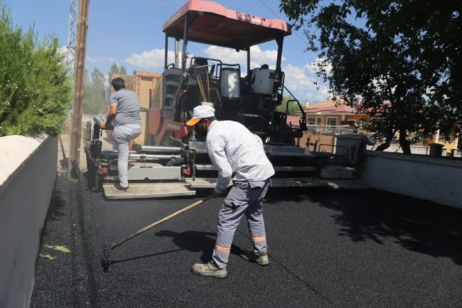 Erzincan’da Asfalt Çalışması