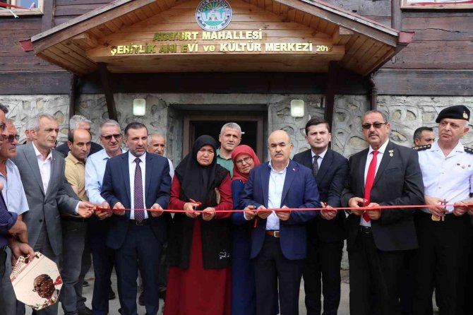 Kavak’ta Şehitlik Anı Evi Kültür Merkezi Açıldı