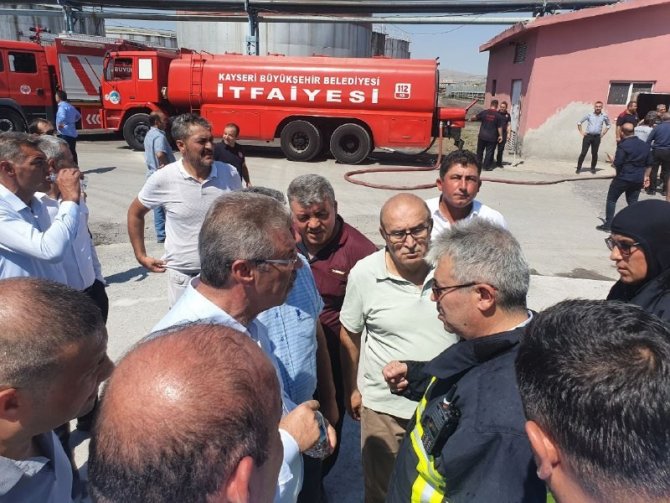 Kayseri Şeker Fabrikası’nda Korkutan Yangın