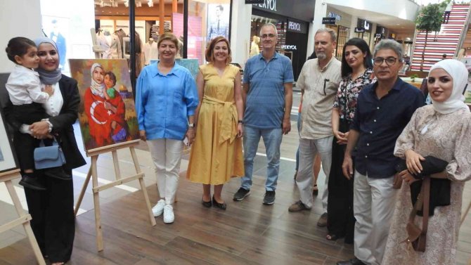 Yerli Ve Sığınmacı Sanatçıların Eserlerinden Oluşan Sergi Açıldı