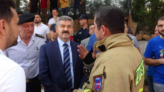 Vali Ergün, “Yangının Openet Kısmından Çıktığı Söyleniyor”