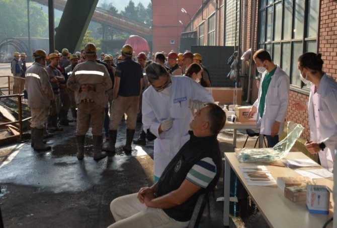 Zbeü Diş Hekimliği Fakültesi’nden Madencilere Ağız Taraması