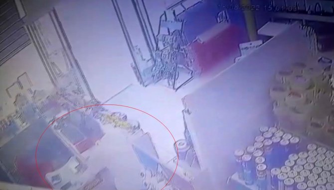 Telefon Hırsızı Kamerada