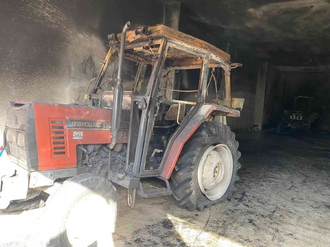 Çermik’te Bir Oto Galeride Yangın