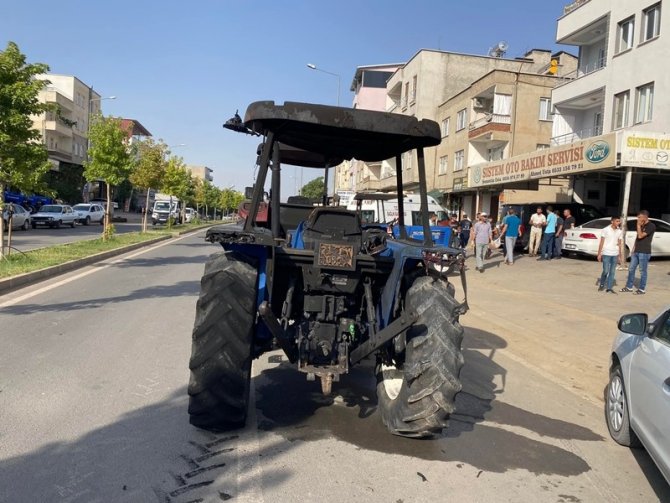 Çermik’te Bir Oto Galeride Yangın
