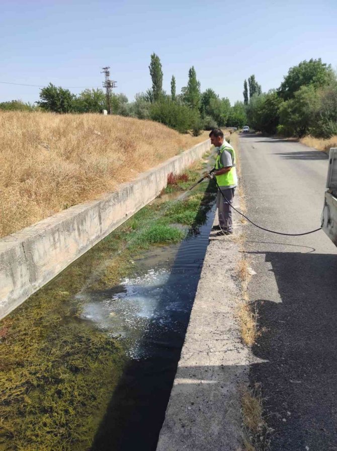 Elazığ’da İlaçlama Çalışmaları Sürüyor
