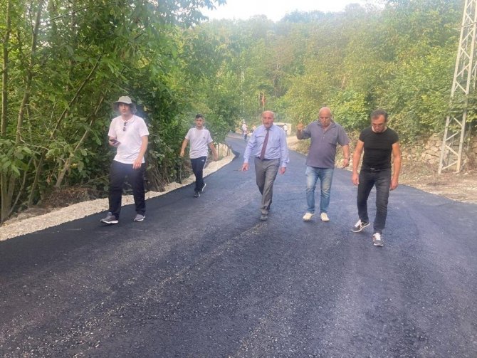 Başkan Sözen Devam Eden Asfalt Çalışmalarını İnceledi