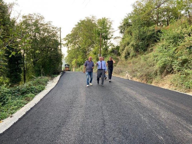 Başkan Sözen Devam Eden Asfalt Çalışmalarını İnceledi