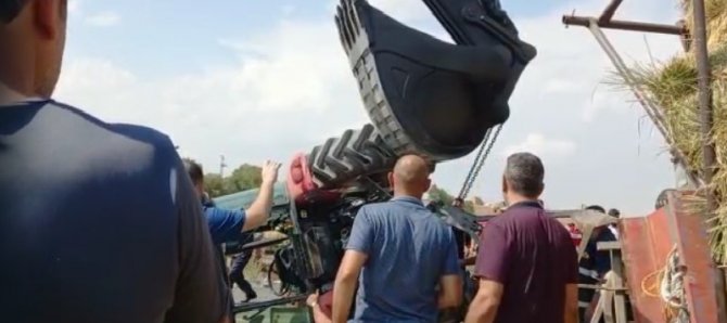 Kars’ta Devrilen Traktör Altında Can Pazarı
