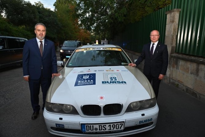 ‘Tuna’dan Orhun’a İ̇pek Yolu Rallisi’ Bursa’da