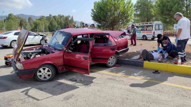 Fethiye’de Trafik Kazası: 5 Yaralı