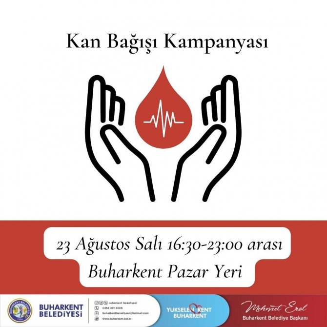 Başkan Erol’dan Kan Bağışı Çağrısı