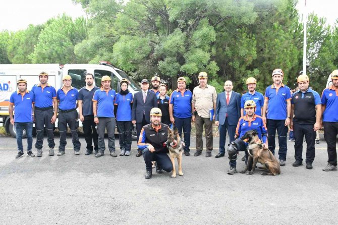 Tekirdağ’da Köpekli Arama Kurtarma Tatbikatı