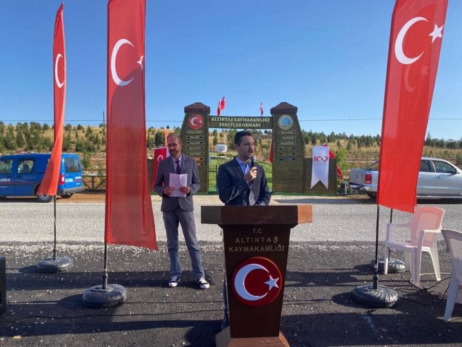 Altıntaş’a Şehitler Ormanı