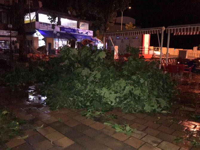 Bilecik’te Sağanak Yağışta Araçlar Yolda Kaldı, Ev Ve Dükkânları Su Bastı