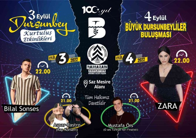 Dursunbey’de Kurtuluşun 100. Yılı Coşkuyla Kutlanacak