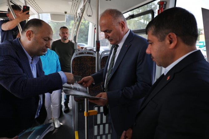 Çevre Dostu Otobüs Düzce Yollarında Teste Çıktı