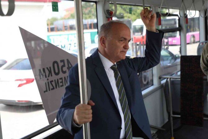 Çevre Dostu Otobüs Düzce Yollarında Teste Çıktı