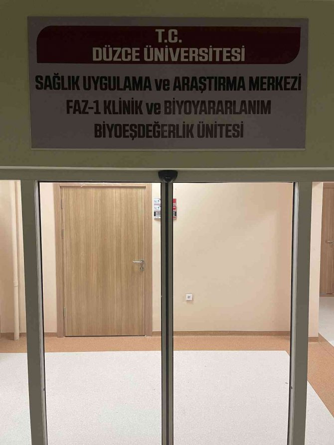 Düzce Üniversitesi Sağlık Araştırmaları İçin Faz-ı Ünitesi Ruhsatı Aldı