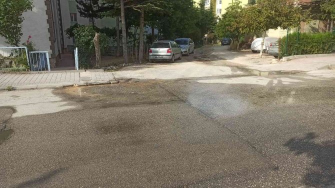 İ̇ki Gündür Sokağa Sızan Su Boşa Akıyor