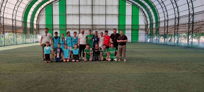 Gönen’de Çocuklar Kuran Kursu Sonu Spor Yaptılar
