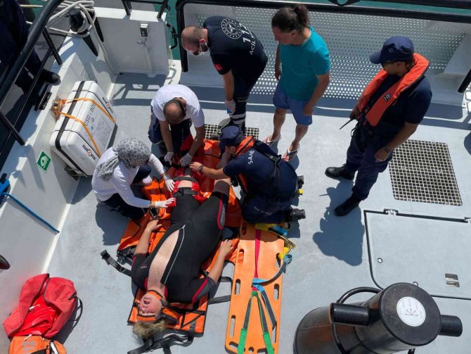 İ̇zmir Açıklarında 48 Düzensiz Göçmen Yakalandı