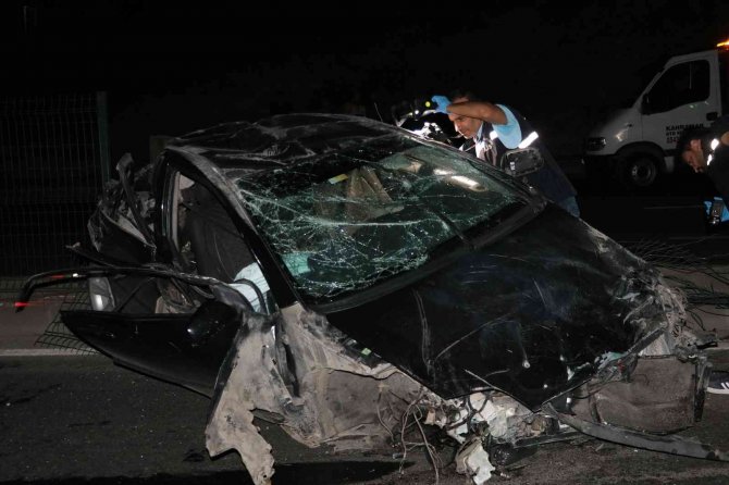 Kahramanmaraş’ta İki Otomobil Kaza Yaptı: 3 Yaralı