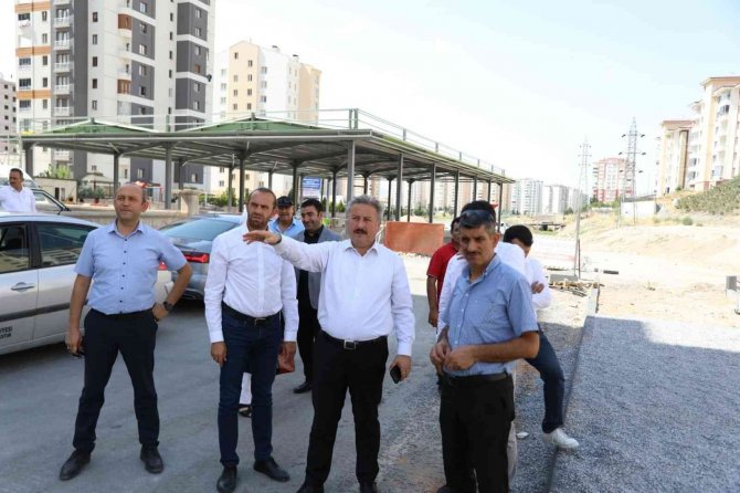 Esnaf Toki̇ Bölgesi’ne Hizmet Atağı Devam Ediyor