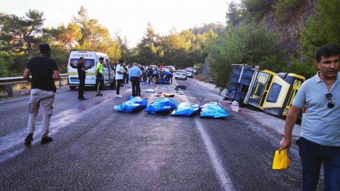 Marmaris’teki Kazada Ölenlerin Kimlikleri Belirlendi