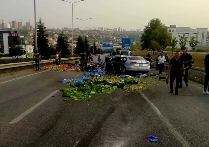Samsun’da Trafik Kazası: 3 Yaralı