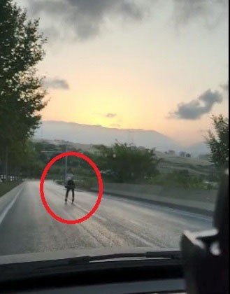 Samsun’da Patenli Gençlerin Tehlikeli Yolculuğu