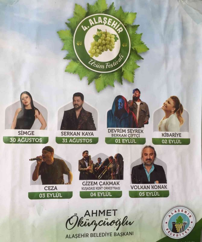 Alaşehir Festival İle Coşacak