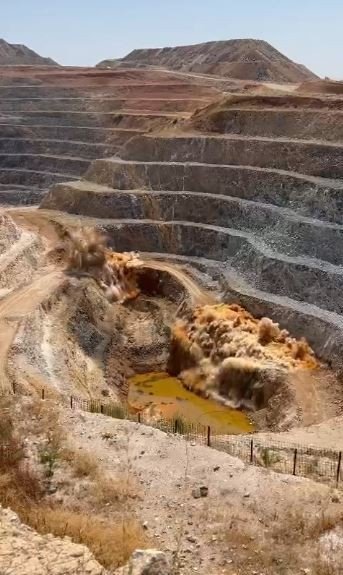 Altın İşletmesindeki Kontrollü Patlatma