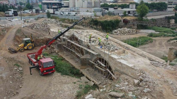 600 Yıllık Tarihi Köprü Restore Ediliyor