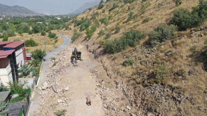Hacılar’da İmar Yolu Çalışmaları Sürüyor