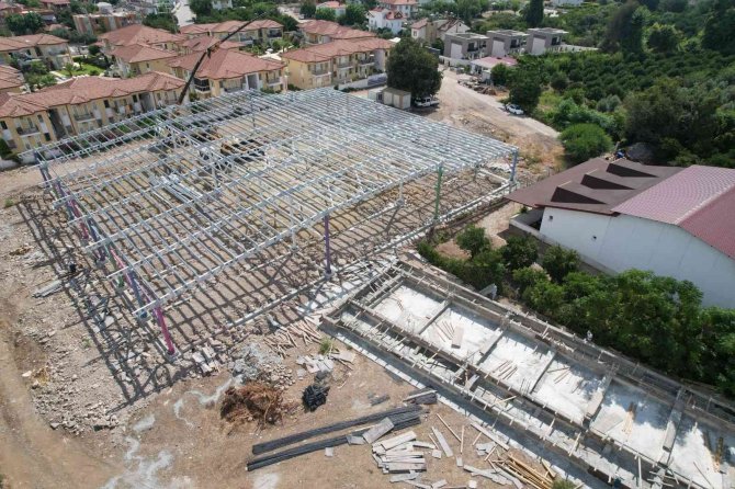 Çamyuva’da Kapalı Pazar Yeri Çalışmaları