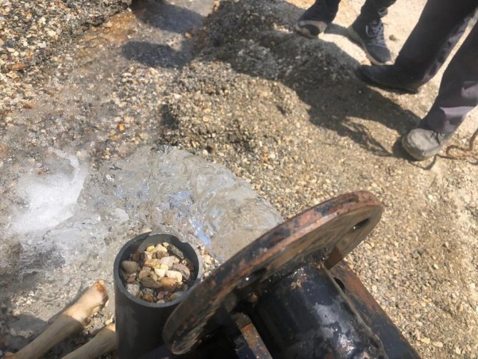 Su Sıkıntısı Yaşayan Mahalle İçin Sondaj Vuruldu