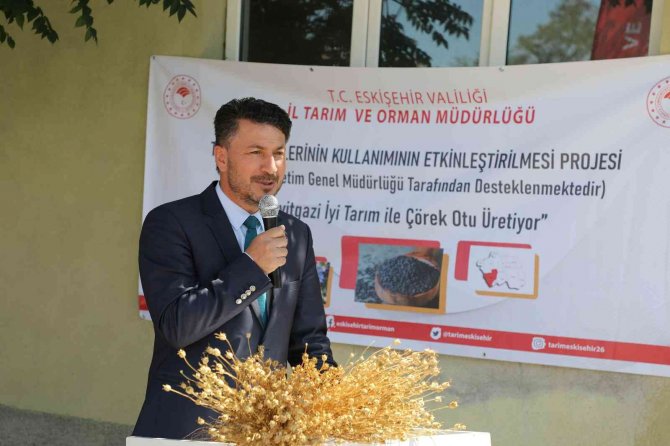 Eskişehir’de ‘İ̇yi Tarım Sertifikalı’ Çörekotu Üretildi