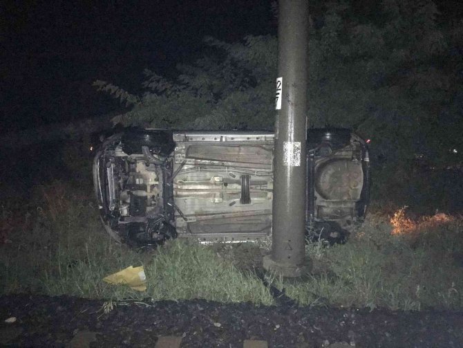 Takla Atan Araçtan Sağ Çıktı