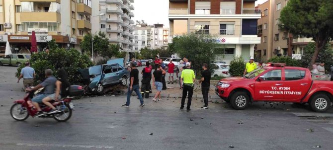 Aydın’da Trafik Kazası: 2 Yaralı