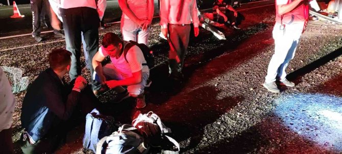 Denizli’de Yolcu Otobüsü Refüje Devrildi: 2’si Ağır 28 Yaralı