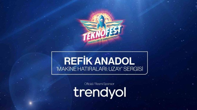 Refik Anadol’un ‘Makine Hatıraları: Uzay’ Sergisi Teknofest’te