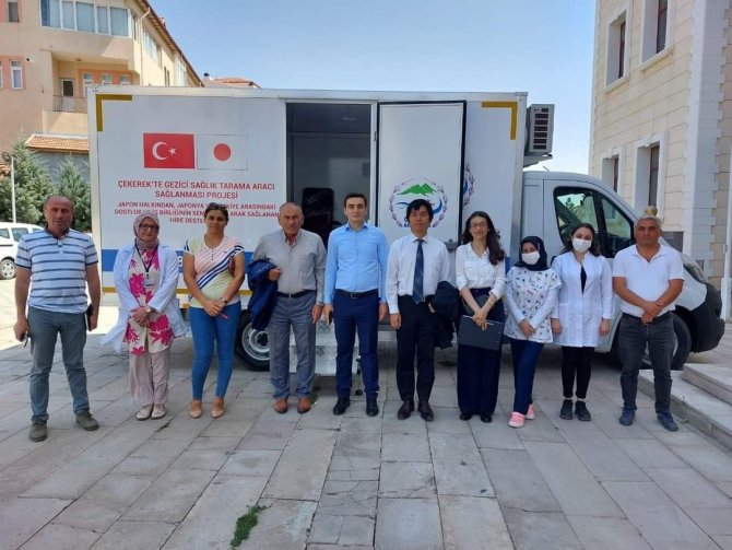 Japon Yetkililer, Gezici Sağlık Tarama Aracı İçin Yozgat’a Geldi