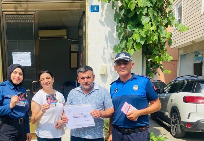 Cumayeri’nde Kadına El Kalkamaz Sloganı Sokağa Taşındı