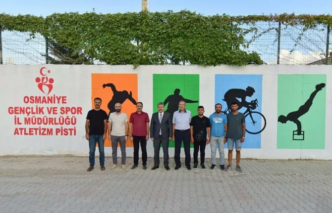 Osmaniye’nin Doğal Güzellikleri Ve Spor Branşları Duvarlara Nakşedildi
