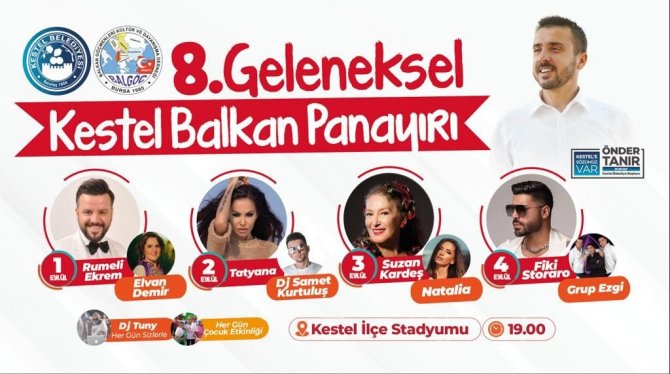 Kestel’de Balkan Panayırı Heyecanı