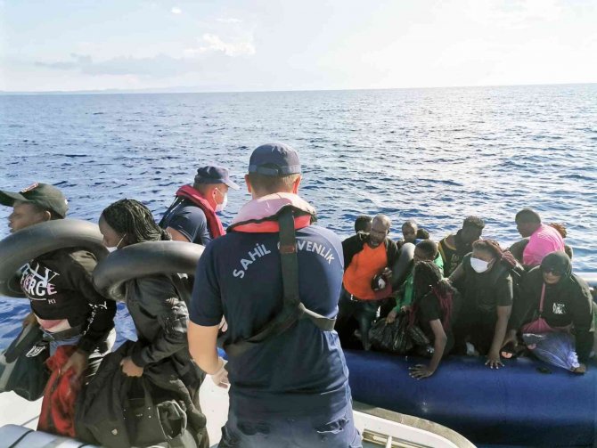 Muğla’da 104 Düzensiz Göçmen Kurtarıldı