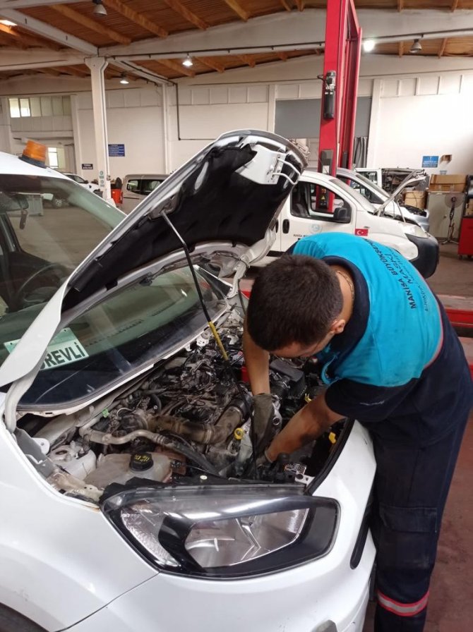 Maski̇’de Periyodik Araç Bakımları İle Hizmet Aksamıyor