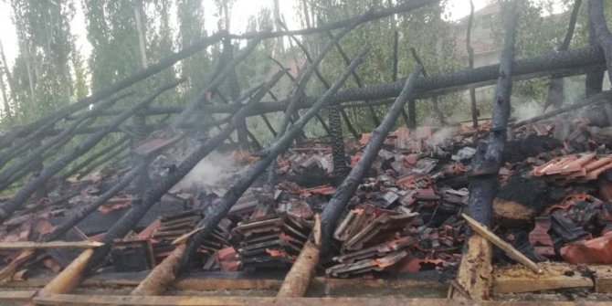 Sungurlu’da Yangın